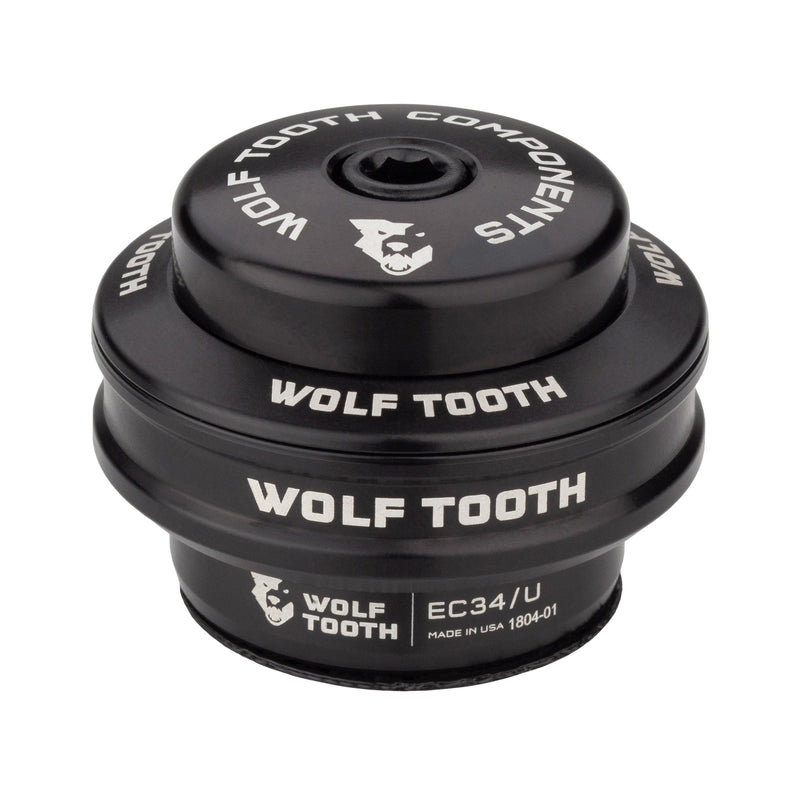 Load image into Gallery viewer, Wolf Tooth EC34 - 30 Raw Silver External Cup Headset - Aircraft-Grade Aluminum, Sealed Bearings, Lightweight, Durable, Anti-Contamination Design, USA-Made
