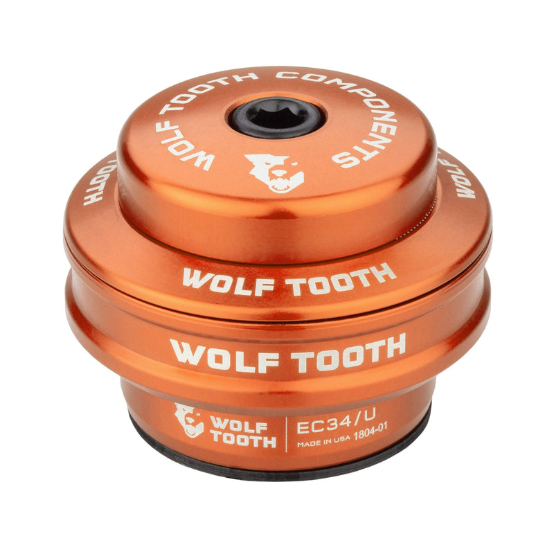 Load image into Gallery viewer, Wolf Tooth Premium Headset - EC34/28.6 Upper, 16mm Stack, Raw Silver
