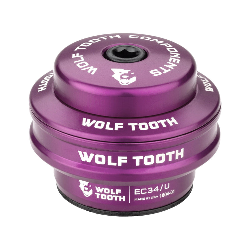 Load image into Gallery viewer, Wolf Tooth Premium Headset - EC49/40 Lower, Red Stainless Steel Bearings
