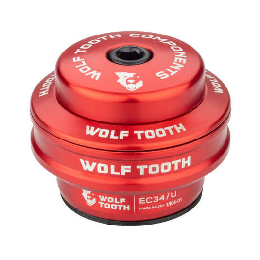 Wolf Tooth Performance EC Headsets -Upper EC34/28.6 16mm Stack, Aluminum Orange