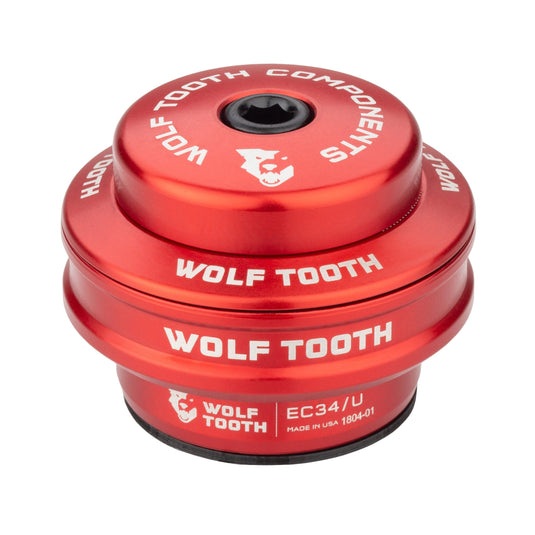 Wolf Tooth Performance Headset - EC34/28.6 Upper, 16mm Stack, Raw Silver