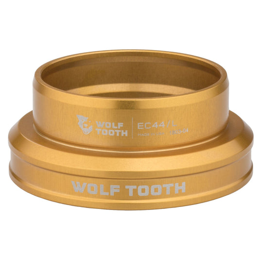 Wolf Tooth Premium EC Headsets - External Cup Upper EC34/28.6 16mm Stack, Gold