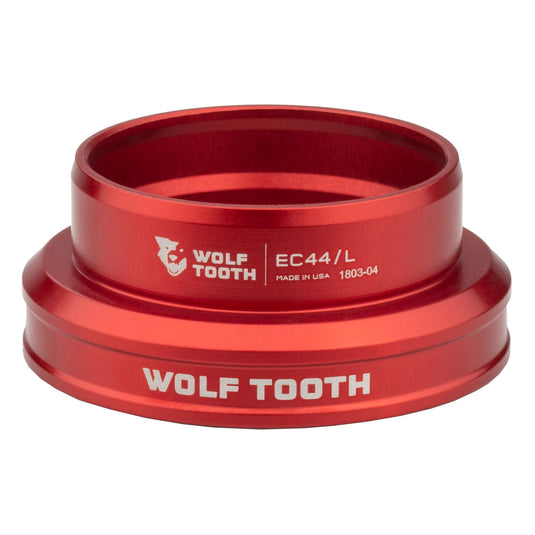 Wolf Tooth Premium Headset - EC34/30 Lower, Red Stainless Steel Bearings