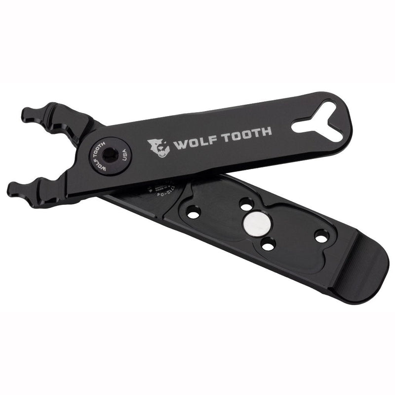 Load image into Gallery viewer, Wolf Tooth Masterlink Combo Pack Pliers, Black 7075-T6 Aluminum
