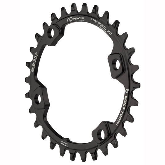 Wolf Tooth Shimano Elliptical Chainring 30t 96 BCD 4-Bolt Alloy M8000 M7000