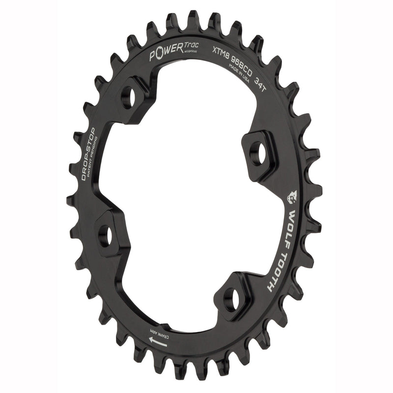Load image into Gallery viewer, Wolf Tooth Shimano Elliptical Chainring 32t 96 BCD 4-Bolt Alloy M8000 M7000
