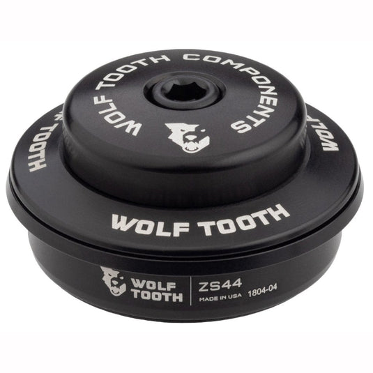 Wolf Tooth Performance Headset ZS44/28.6 Upper - Aircraft Grade Aluminum, Black Oxide Bearings, Water-Resistant Seal, 6mm Stack, Raw Silver Bicycle Headset for Mountain & Road Bikes