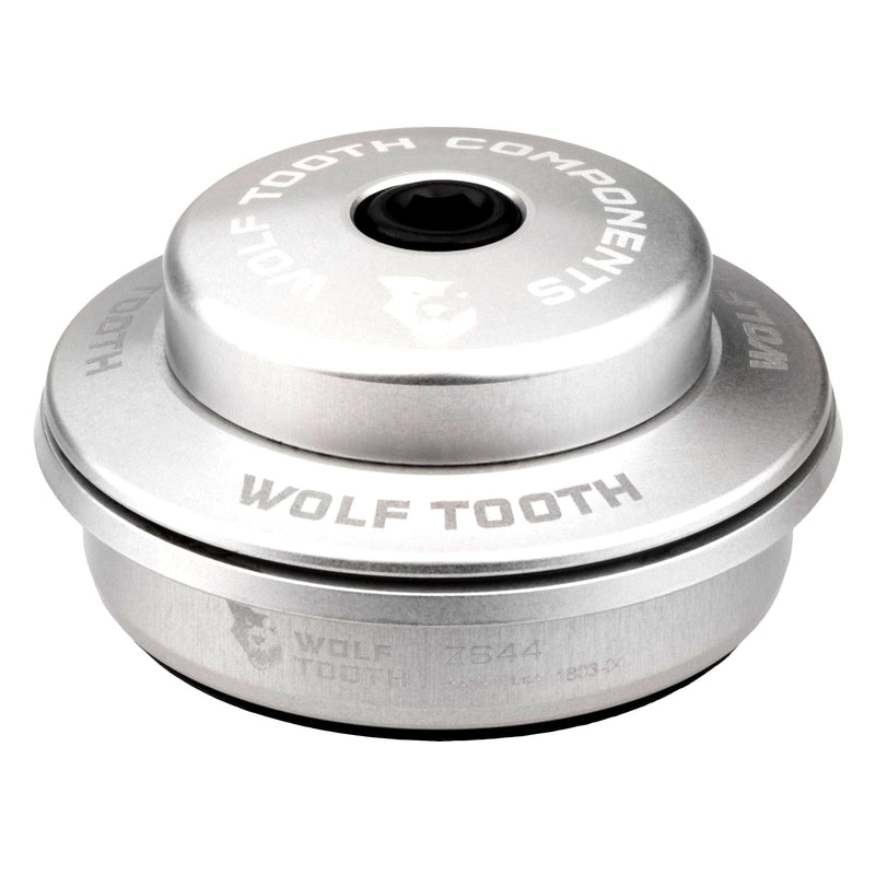Load image into Gallery viewer, Wolf Tooth Performance Headset ZS44/28.6 Upper - Aircraft Grade Aluminum, Black Oxide Bearings, Water-Resistant Seal, 6mm Stack, Raw Silver Bicycle Headset for Mountain &amp; Road Bikes
