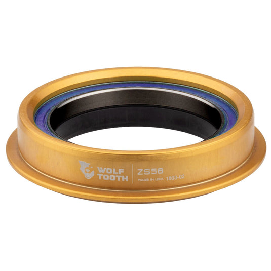 Wolf Tooth Performance Headset ZS44/28.6 Upper - Aircraft Grade Aluminum, Black Oxide Bearings, Water-Resistant Seal, 6mm Stack, Raw Silver Bicycle Headset for Mountain & Road Bikes