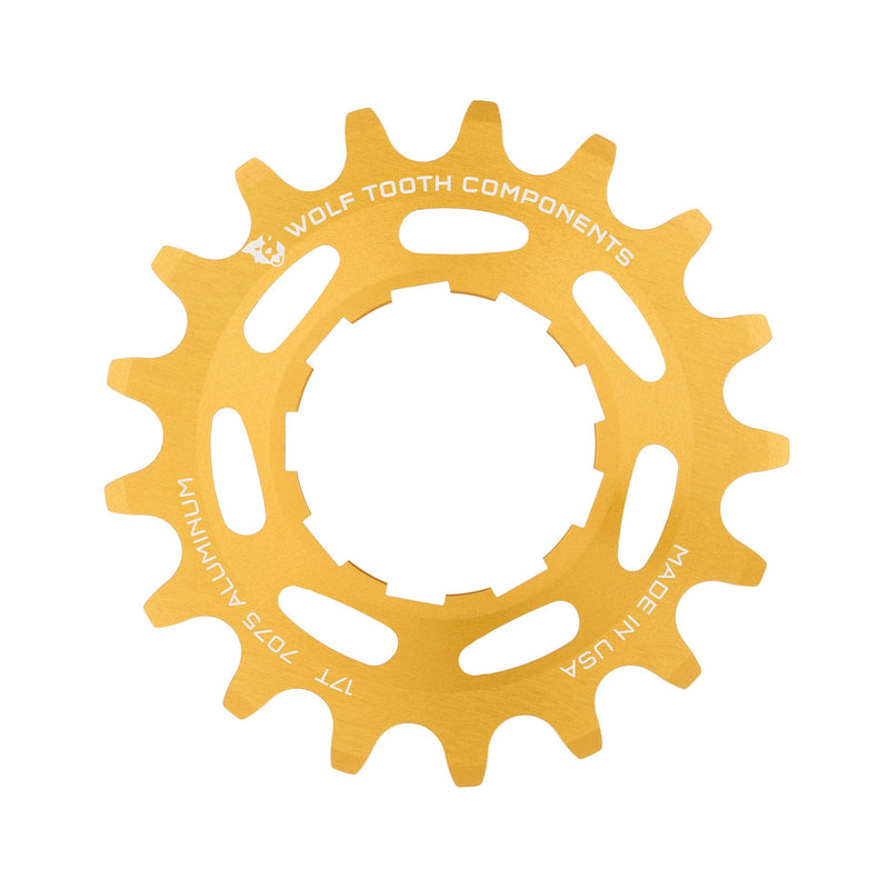 Load image into Gallery viewer, Wolf Tooth Single Speed Aluminum Cog: 20T, Compatible with 3/32&quot; Chains, Green
