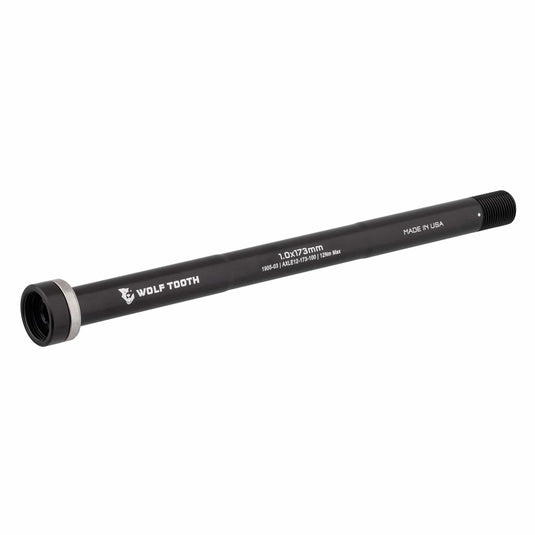 Wolf Tooth 12mm 1.75x174mm Aluminum Rear Through Axle - Aerospace-Grade, CNC Machined, Stiff, Lightweight Bike Replacement Axle for MTB & Road