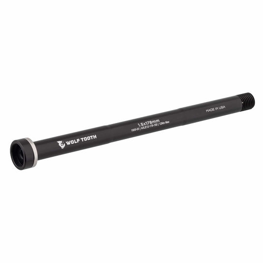 Wolf Tooth 12mm 1.75x192mm Rear Thru Axle - Aerospace-Grade Aluminum, Steel Washer, Precision Fit, Made in Minnesota for Bike Stability & Durability