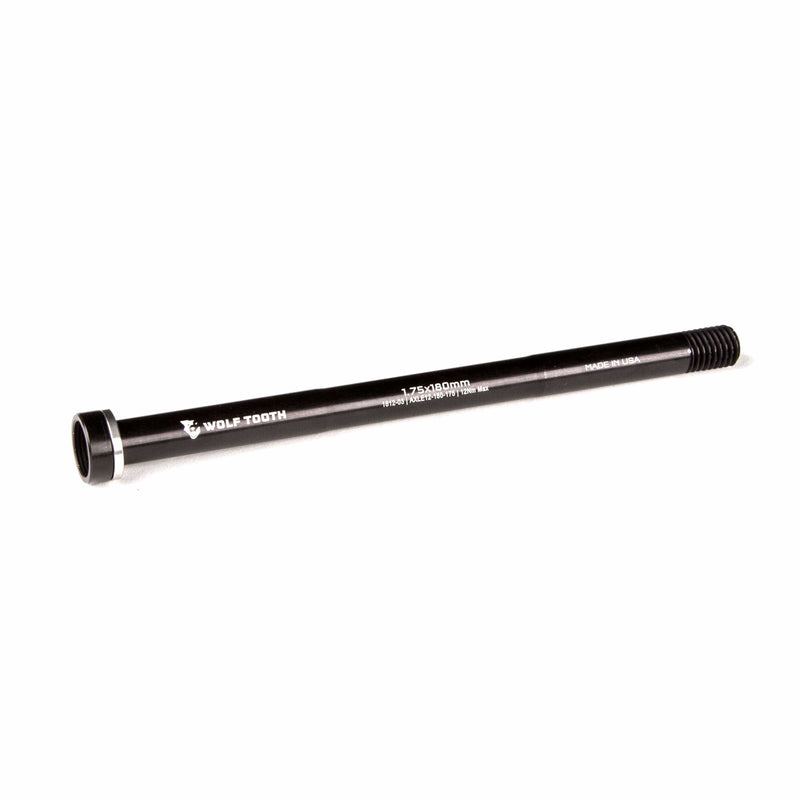 Load image into Gallery viewer, Wolf Tooth 12mm 1.75x174mm Aluminum Rear Through Axle - Aerospace-Grade, CNC Machined, Stiff, Lightweight Bike Replacement Axle for MTB &amp; Road

