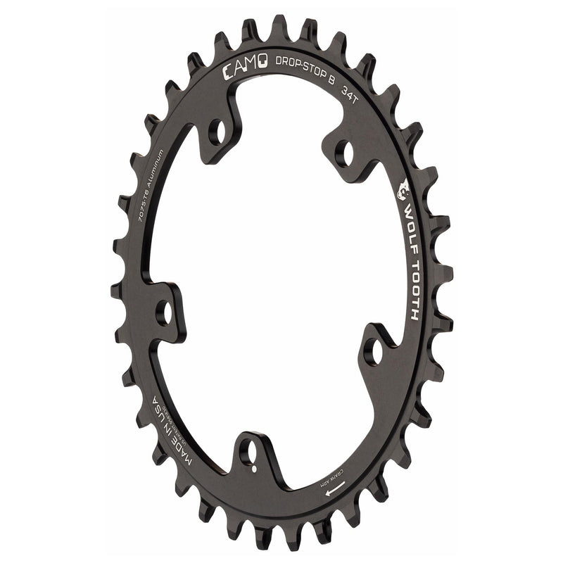 Load image into Gallery viewer, Wolf Tooth CAMO Aluminum Round Chainring Drop-Stop B 36T

