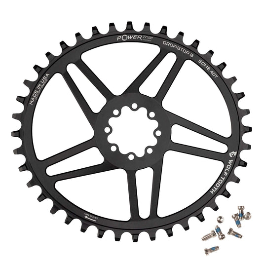 Wolf-Tooth-Chainring-44t-8-Bolt-DM-6mm-Offset-DMCN0402-Direct-Mount-MTB-Chainrings