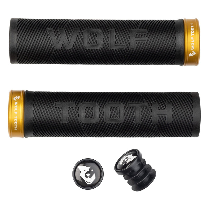 Load image into Gallery viewer, Wolf Tooth Echo Lock-On Grips Orange
