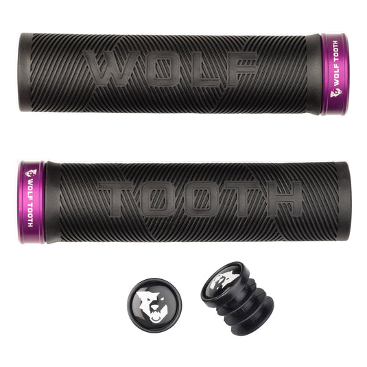 Wolf Tooth Echo Lock-On Grips Orange