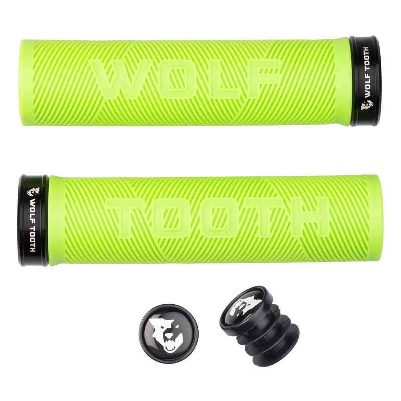 Load image into Gallery viewer, Wolf Tooth Echo Lock-On Grips Gray/Black
