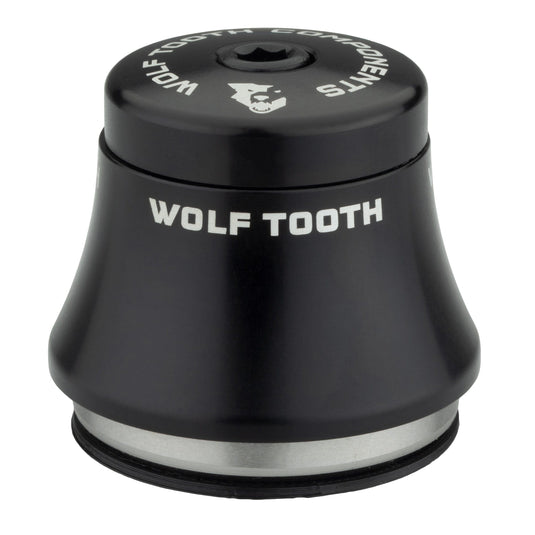 Wolf Tooth Premium IS41/28.6 Headset - Aircraft-Grade Aluminum, Waterproof Bearings, Stainless Steel Seals, 7mm Stack, Raw Silver, MTB & Road Bike Compatible, Durable, Lightweight, High-Performance Engineering for Wet Conditions