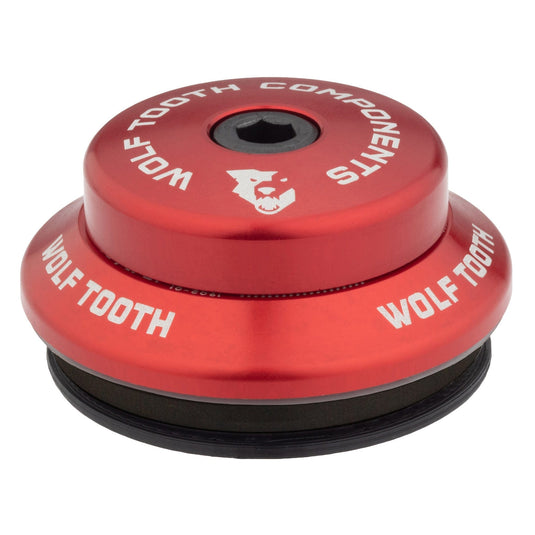 Wolf Tooth Performance IS Headset - Integrated Standard Upper 41mm, Raw Silver, Aircraft-Grade 6061 Aluminum, Black Oxide Bearings, Water-Resistant Sealed Design