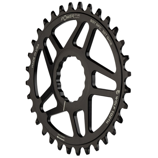 Wolf Tooth Elliptical Direct Mount Chainring - 28t, RaceFace/Easton CINCH Direct Mount, Drop-Stop B, For Boost Cranks,