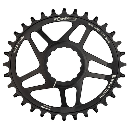 Wolf Tooth 28T Elliptical Direct Mount Chainring for RaceFace/Easton CINCH - Boost Offset, 10% Ovality, Drop-Stop B Technology, 7075-T6 Aluminum, for 9-12-Speed Drivetrains, Improved Traction & Chain Retention