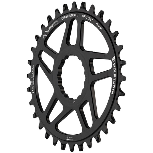 Wolf Tooth Elliptical Direct Mount Chainring - 28t, RaceFace/Easton CINCH Direct Mount, Drop-Stop B, For Boost Cranks,