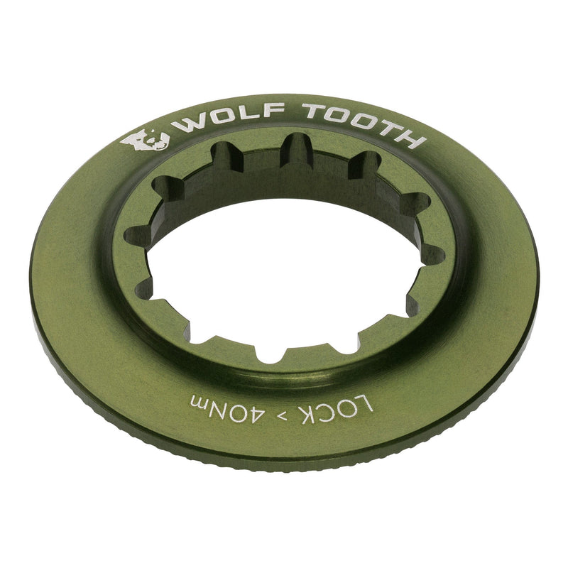Load image into Gallery viewer, Wolf Tooth Centerlock Rotor Lockring - Internal Spline Centerlock Rotor Lockring - Internal Spline Raw Silver
