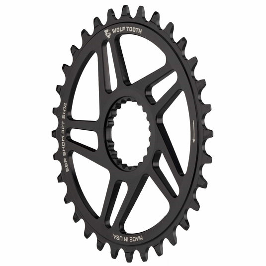 Wolf Tooth Chainrings 34t Direct Mount 12-Speed Aluminum | For Shimano Cranks