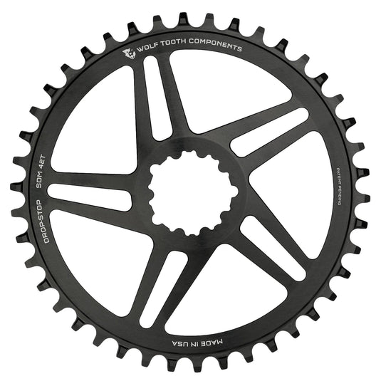 Wolf-Tooth-Chainring-42t-SRAM-Direct-Mount-3-Bolt-DM-6mm-Offset-CR0760-Direct-Mount-MTB-Chainrings