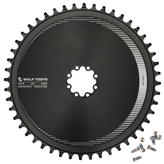Wolf Tooth Direct Mount Chainring - 34t, SRAM 8-Bolt Direct Mount, 6mm Offset, Drop-Stop ST, Requires 12-Speed HG+