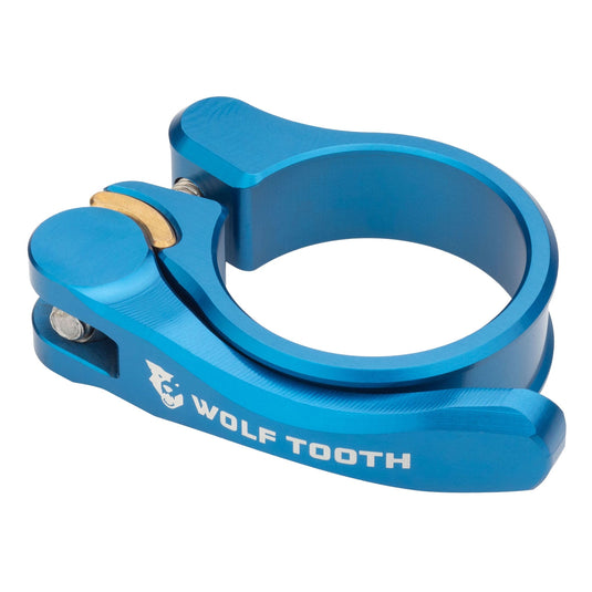 Premium Wolf Tooth Components Aluminum Quick Release Seatpost Clamps – Lightweight, Alloy Engineering, Durable, Carbon & Titanium Friendly, Various Sizes