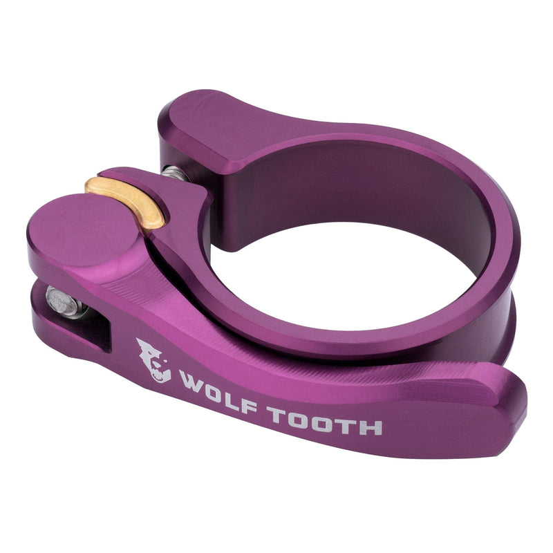 Load image into Gallery viewer, Wolf Tooth 28.6mm Aluminum Quick Release Seatpost Clamp - Orange
