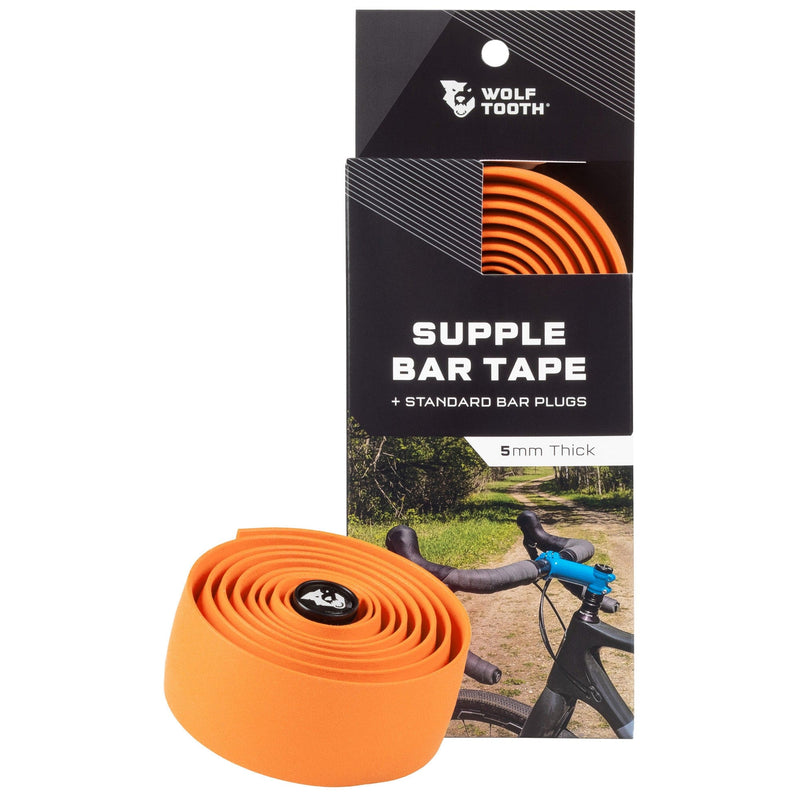 Load image into Gallery viewer, Wolf Tooth Components Supple Bar Tape - Black 100% silicone is washable
