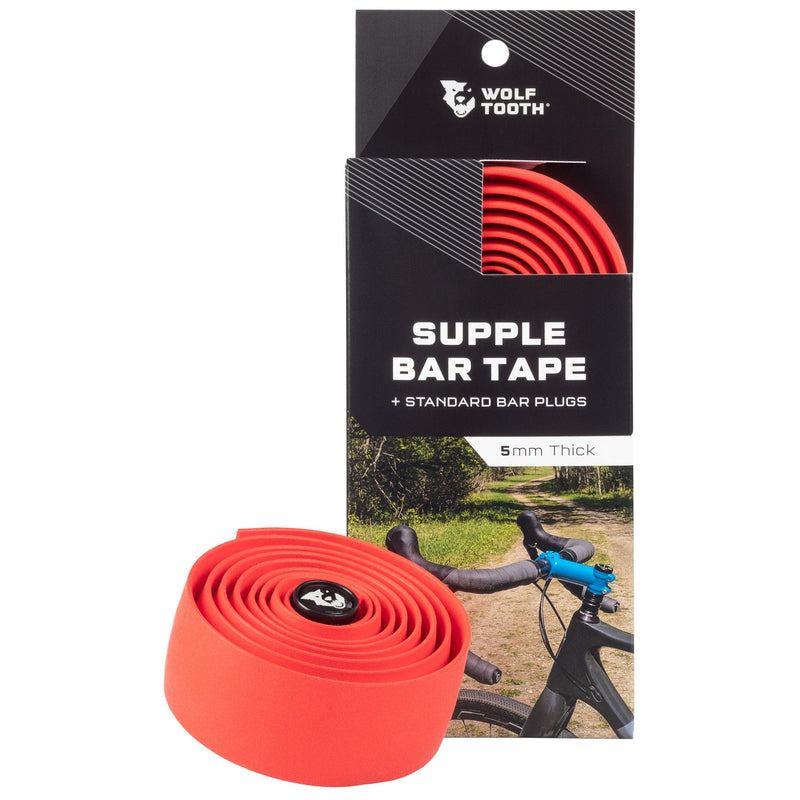 Load image into Gallery viewer, Wolf-Tooth-Supple-Bar-Tape-Handlebar-Tape-Red_BRTP0054
