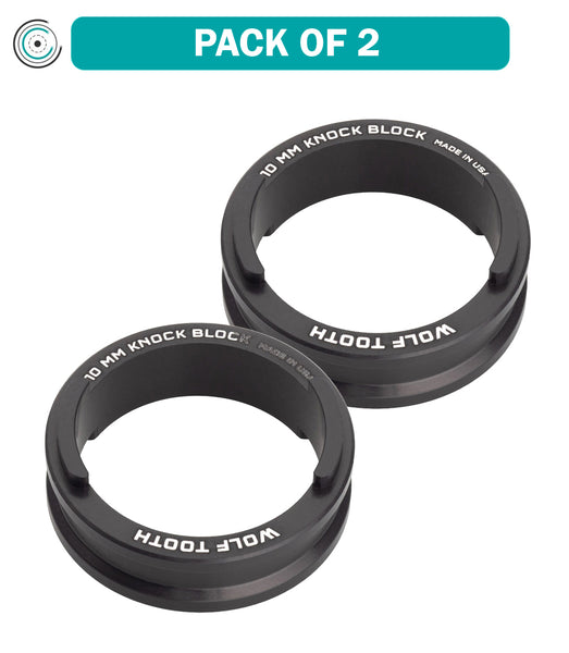 Pack of Wolf Tooth Precision Headset Spacers for Trek Knock