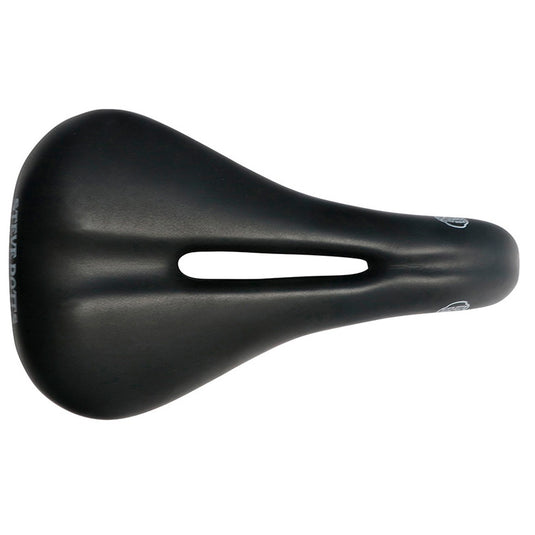 Steve Potts Chinook Steel Rail Saddle 150mm, Black