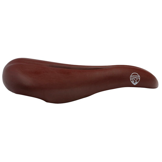 Steve Potts Chinook Steel Rail Saddle 150mm, Brown