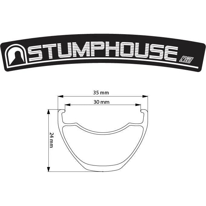 Load image into Gallery viewer, Boyd Stumphouse 27.5" Rim, 32h, Black
