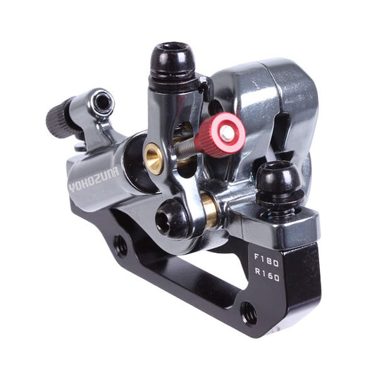 Yokozuna Road Motoko Front Disc Brake, 74mm/160mm - Black