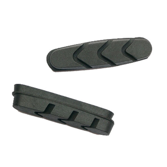 Yokozuna Gen-X Road Cartridge Brake Inserts Shimano/SRAM Compatible, All-Weather Performance, Black & Salmon Compounds
