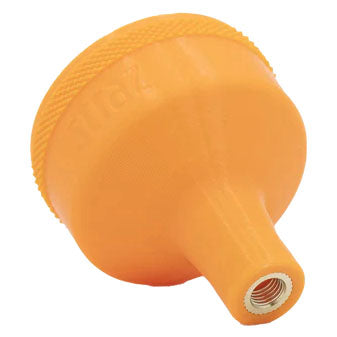 Straz Components Sealant Funnel for Partially Threaded Valves, Orange