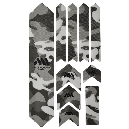 All Mountain Style Extra Honeycomb Frame Guard, Clear/Camo