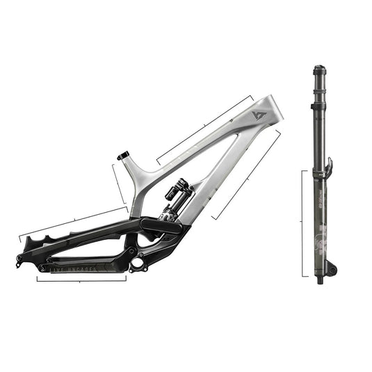 All Mountain Style Total Honeycomb Frame Guard, Clear/Silver