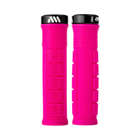 All-Mountain-Style-Rise-Grips-Pink-Grips-132mm-Bicycle-Grips