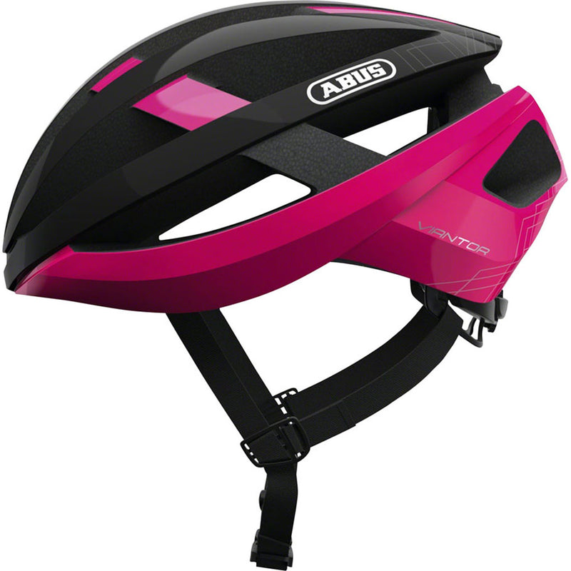 Load image into Gallery viewer, Abus-Viantor-Helmet-Medium-(52-58cm)-Half-Face--Adjustable-Fitting--Semi-Enclosing-Plastic-Ring--Ponytail-Compatible--Acticage-Pink_HE5057
