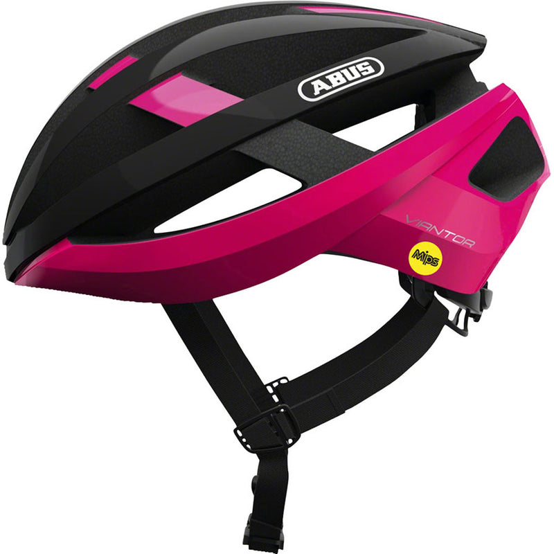 Load image into Gallery viewer, Abus-Viantor-Helmet-Small-(51-55cm)-Half-Face--MIPS--Adjustable-Fitting--Semi-Enclosing-Plastic-Ring--Ponytail-Compatible--Acticage-Pink_HLMT4939
