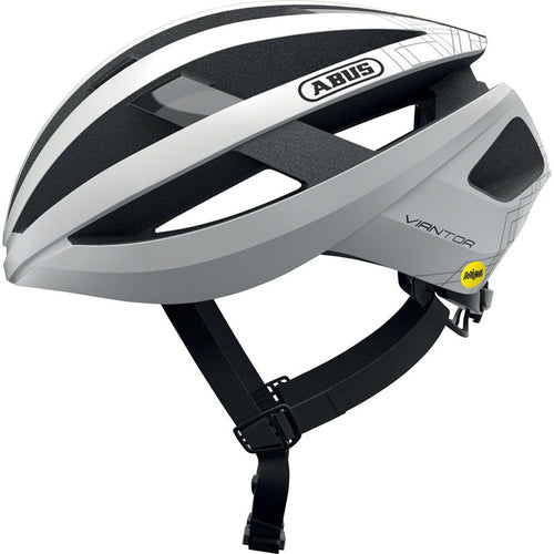 Abus-Viantor-Helmet-Small-(51-55cm)-Half-Face--MIPS--Adjustable-Fitting--Semi-Enclosing-Plastic-Ring--Ponytail-Compatible--Acticage-White_HLMT4933