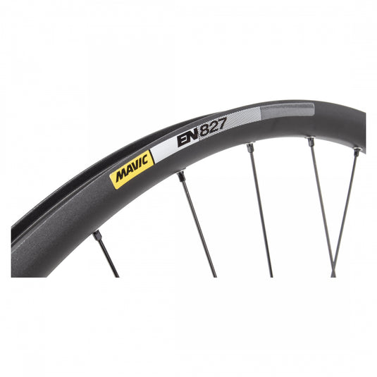 Wheel Master 29in Mavic EN827 Wheelset 15-12x100-142mm Double Wall 6-Bolt Blk