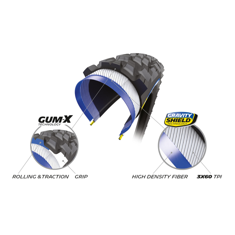 Load image into Gallery viewer, Michelin Force AM2 Tire Collection 29" &amp; 27.5" Tubeless-Friendly, GUM-X Compound, GravityShield Casing for All Mountain &amp; E-Bike Performance
